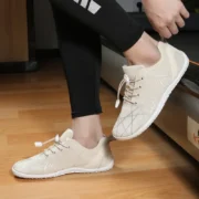 Patterned Grid Casual Shoes - Image 13